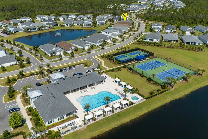 Welcome to this beautifully appointed 3-bedroom, 2-bath home nestled in the prestigious gated community of Watersound Origins - Naturewalk, located in desirable Inlet Beach. Surrounded by lush landscaping and thoughtfully designed amenities, this home offers the perfect blend of luxury, comfort, and convenience. Step inside to a spacious open floor plan that seamlessly connects the family room, dining area, and gourmet kitchen- perfect for entertaining or everyday living. The kitchen is a chef's dream, featuring upgraded stainless steel appliances, a large working island, tiered lighted cabinetry, and a generous walk-in pantry. This thoughtfully designed split-bedroom layout offers privacy and functionality. The master suite boasts step-up ceilings and a spa-like master bath. a tiled shower, dual vanities, a private water closet, and an impressive walk-in closet with built-ins. Two additional bedrooms share a well appointed guest bath, and a convenient laundry room with cabinetry adds extra functionality. Additional upgrades include custom-fit Roman shades, designer lighting, enhanced plumbing fixtures, and luxury vinyl plank flooring throughout the home. Situated on a corner lot, the home features a screened-in back porch, a fenced backyard, plush landscaping with a sprinkler system, and a spacious two-car garage. Enjoy the incredible neighborhood amenities including a resort-style clubhouse with pool, pickle ball courts, playground, and miles of sidewalks and bike trails winding through beautifully landscaped surroundings. This home is a rare find in one of Inlet Beach's most sought-after communities, schedule your private showing today!