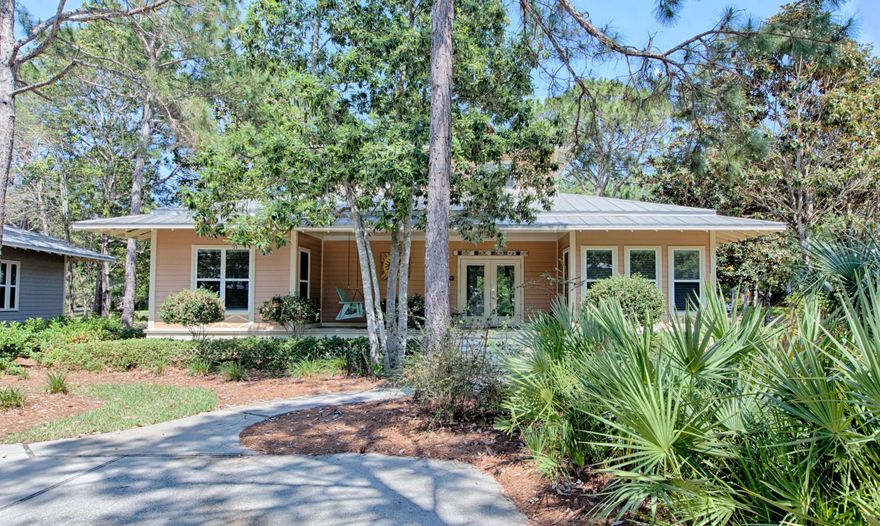 Nestled among tall pine trees and magnolia trees is the secluded neighborhood of Prestwick Place. One of the most sought after locations within the gates of Sandestin Resort. This beautifully furnished 3 bedroom 3 bath Florida cottage sits on a deep shaded lot with a large patio and dock overlooking the lake. A large family room with beautiful hardwood floors welcomes you as you enter the home. Three sets of French doors open to the spacious screened porch overlooking the patio, dock and lake. The open floor plan flows perfectly for entertaining. Prestwick Place is convenient to all the amenities that Sandestin Resort has to offer including the beautiful sugar white sand beaches, marina, tennis courts and The Village of Baytowne Wharf.