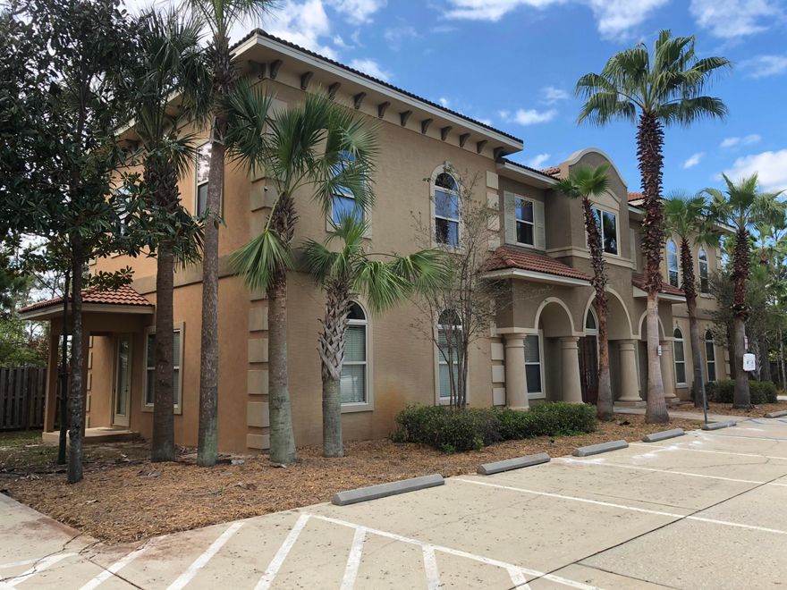 which is higher than the US average of 33.5% making this city a prime location for your business. This beautiful property is strategically located in Freeport allowing for easy access and commutes. Only 12 mins from Santa Rosa Beach, FL; 17 mins from 30a FL; 30 mins from Destin, FL; 38 mins from Niceville, FL; 26 mins from I-10 & DeFuniak Springs, FL; 45 mins to Hurlburt and Eglin AFB; 45 mins to Destin-Fort Walton Beach Airport; and approx. 40 mins from Northwest Florida Beaches Airport in Panama City FL.

This amazing property, built in 2007, is a beautiful Mediterranean Style 2-story office complex currently set up for separate tenant's per floor. The building showcases a grand foyer for access to the first or second floor suite including solid core oak doors and an elevator. The first-floor is 2600 SF and is currently leased, it was completely re-finished in October 2020, features 12' ceilings, large crown molding, custom tile, in suite kitchenette, and plenty of great office space. The second-floor is an unfished, 2600 SF, office suite with all the studs plumbing and electrical for a flexible office space. The floor plan provided shows the current location of the stud walls.