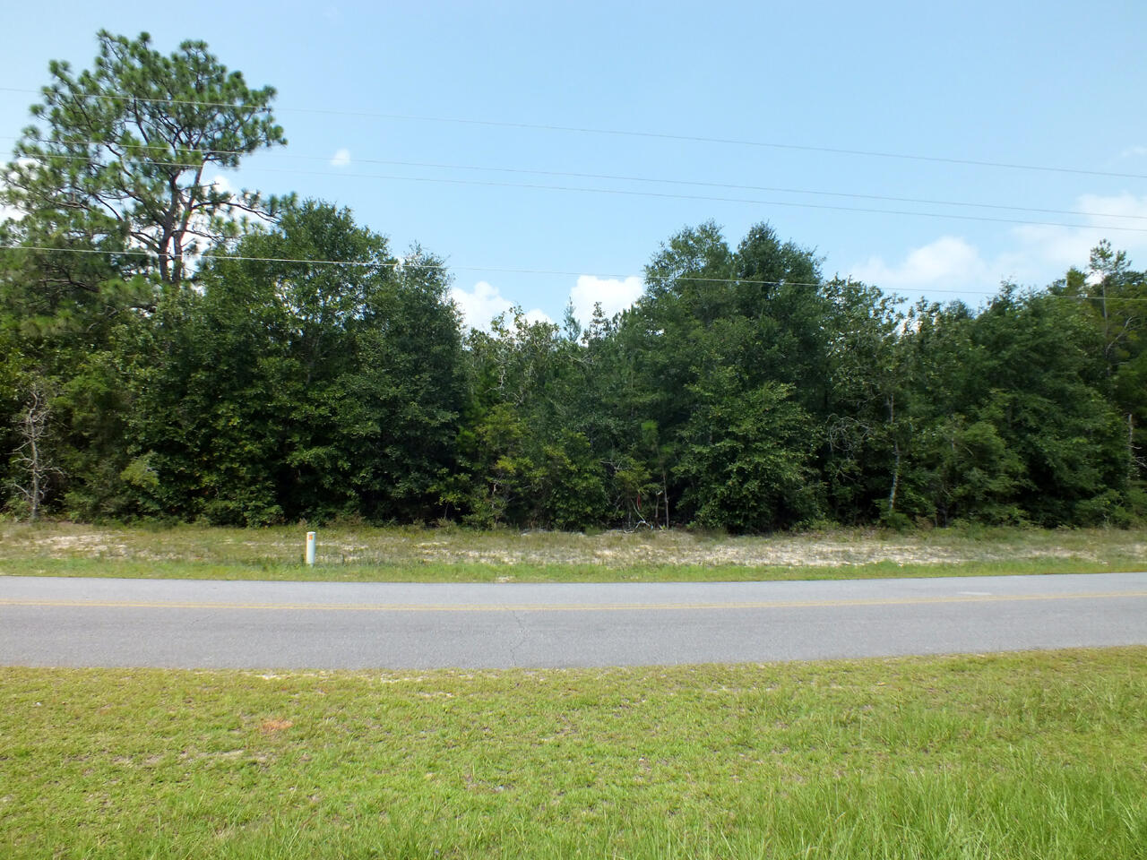 Very nice 10 acre parcel on paved road that would make a great homesite or a site for a weekend getaway. No improvements have been made to the land, but power and water is available at the road. The property is approximately 10 minutes from a Juniper Lake boat launch area as well as historic downtown DeFuniak Springs. It is also approximately 60 minutes from the Eglin and Hurlburt military bases and the beaches of South Walton.