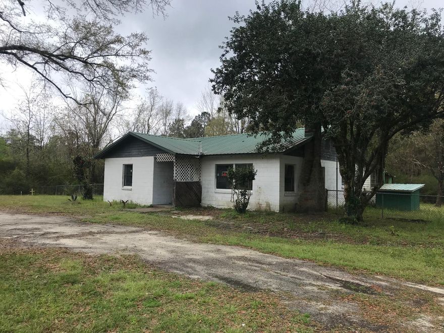 Private 2 bedroom 1 bath home located on Highway 393 in Crestview. This rural home offers tons of privacy with no neighbors in sight. Located on a one acre lot, this property is surrounded by vacant undeveloped land, making it feel very secluded. This property is distressed, and needs updating and TLC. Vacant and easy to show.