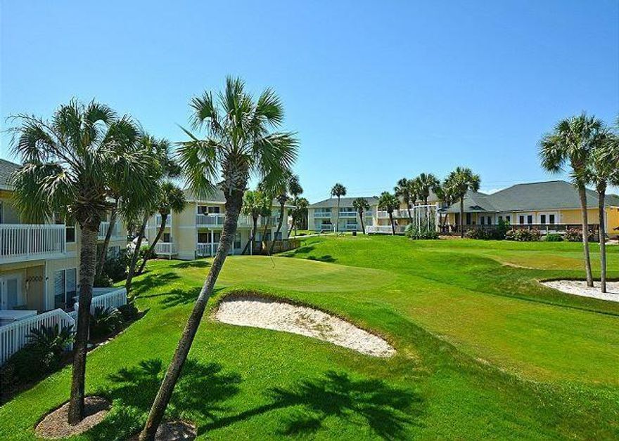 Welcome to Sandpiper Cove Unit 2039-Updated 1 bedroom overlooking the 9th hole of the Par 3 pitch and putt course.  Enjoy resort style living with amenities galore a short walk or golf cart ride to the beach, five swimming pools(two are heated), hot tubs, tennis, pickleball courts, marina, canal dockage and wonderful on site restaurant. Inside you will find an updated kitchen with modern finishes, the bedroom offers ample storage and natural light while the bathroom is clean and functional.  Do not miss this opportunity to own in one of Destin's most sought after communities !!!!