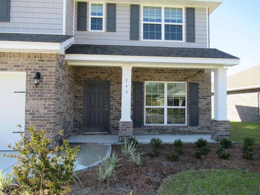 4 bedroom, 3.1/2 bath home with first floor master. Has a large bonus room upstairs. Lot sits on one of the ponds in the subdivision giving you a little more privacy while enjoying the large covered patio in your back yard. Refrigerator, Washer/Dryer are included. Community pool and county park right down the street. Driftwood Estates is a highly-desirable neighborhood situated minutes from the Beaches of South Walton and 30A. Baytown Wharf, Grand Boulevard, Silver Sands outlet Mall and Sacred Heart Hospital. NO PETS!