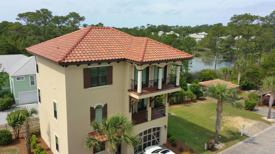 Build your dream home with gulf views from your roof top deck walking distance from the beautiful beaches of South Walton on one of 6 lots in this quiet, gated neighborhood offering a low maintenance lifestyle and low association dues with community pool, picnic pavillion, grill and fire pit. This community has a unique plat with 10'-15'landscape buffer surrounding each lot which keeps the taxes low and makes the 35'x 29' lots function like 50'x 50' lots without the maintenance. Bulk pricing on all 6 lots $524,000.