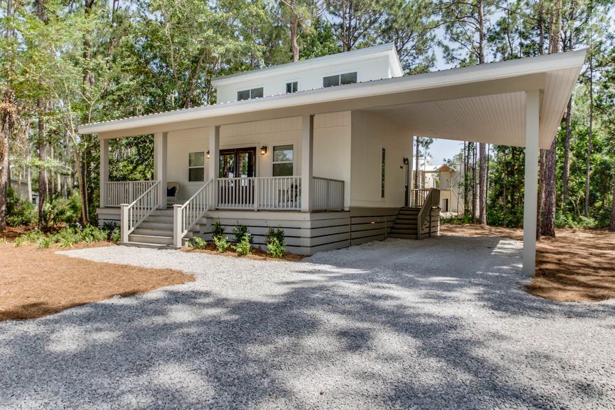 Gorgeous beach cottage located minutes away from the sugar white sands and emerald gulf waters. This incredible fully renovated home offers an open concept living space, stunning kitchen, two bedrooms, two bathrooms and tons of parking. Positioned on a private, beautifully landscaped half acre parcel, this property is a rare opportunity. The size of the lot offers endless possibilities to add a pool, additional structures, outdoor living spaces and much more! Situated less than a mile from the Ed-Waline public beach access as well as the world class dining and shopping at Gulf Place on 30A, 46 Cypress Pond Lane makes the perfect investment property, second home or primary residence.