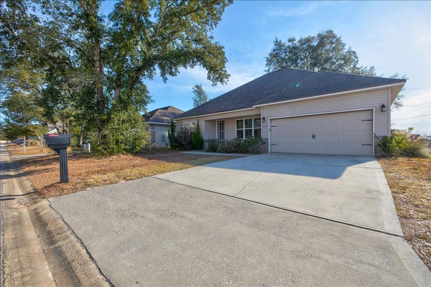 Beautiful home in the South of Crestview! Just minutes from I-10 this stunning craftsman style home could be yours! The kitchen includes granite countertops and Stainless Steel appliances(Refrigerator, glass top range, dishwasher, over the range microwave) with a large center island. The Master Bathroom includes a large walk-in closet with a new oversized walk-in shower. The flex room located near the front entry could be used for a playroom for children or an office. Solar panels already installed with no obstruction! The yard is fully fenced in and irrigation system installed.