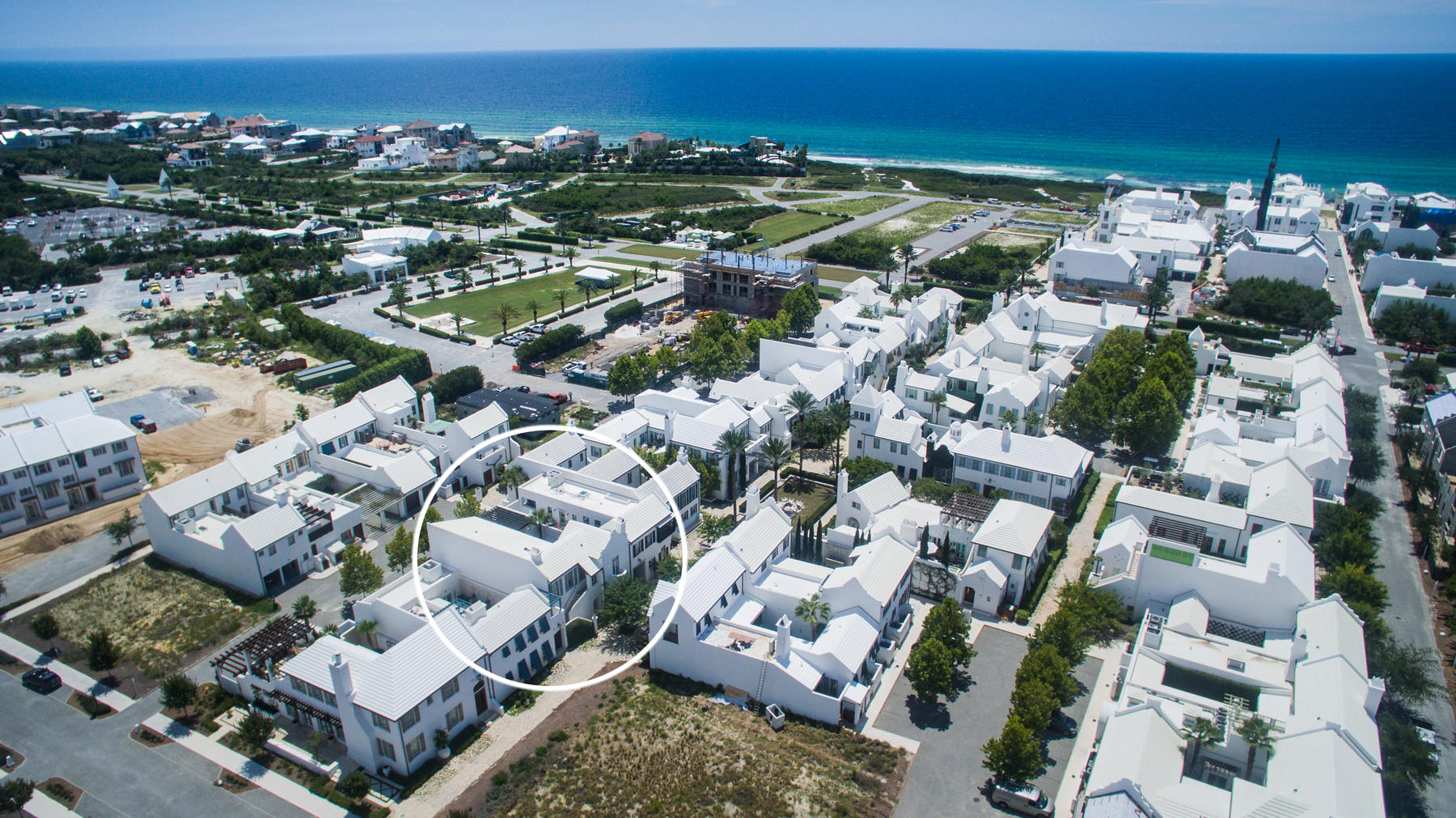 Motivated Seller! LOWEST price per sqf in Alys Beach, turnkey ready for new owner! Custom designed Alys Beach courtyard home within walking distance of the new restaurants and retail center of Alys Beach. IDesigner, Dale Trice, created a beautiful home perfect for entertaining and enjoying the Alys Beach lifestyle. Home features a first floor guest master suite separated from the main house by a beautiful courtyard fountain and outdoor loggia. Main house features first floor Master Suite with french doors to the outside, an oversized closet and marble bath,and a guest bedroom or Master sitting area. Second floor provides additional guest bedroom, wonderful entertaining den, dining room, living room. Chef's kitchen features a butlers pantry with two refrigerators and all premium appliances