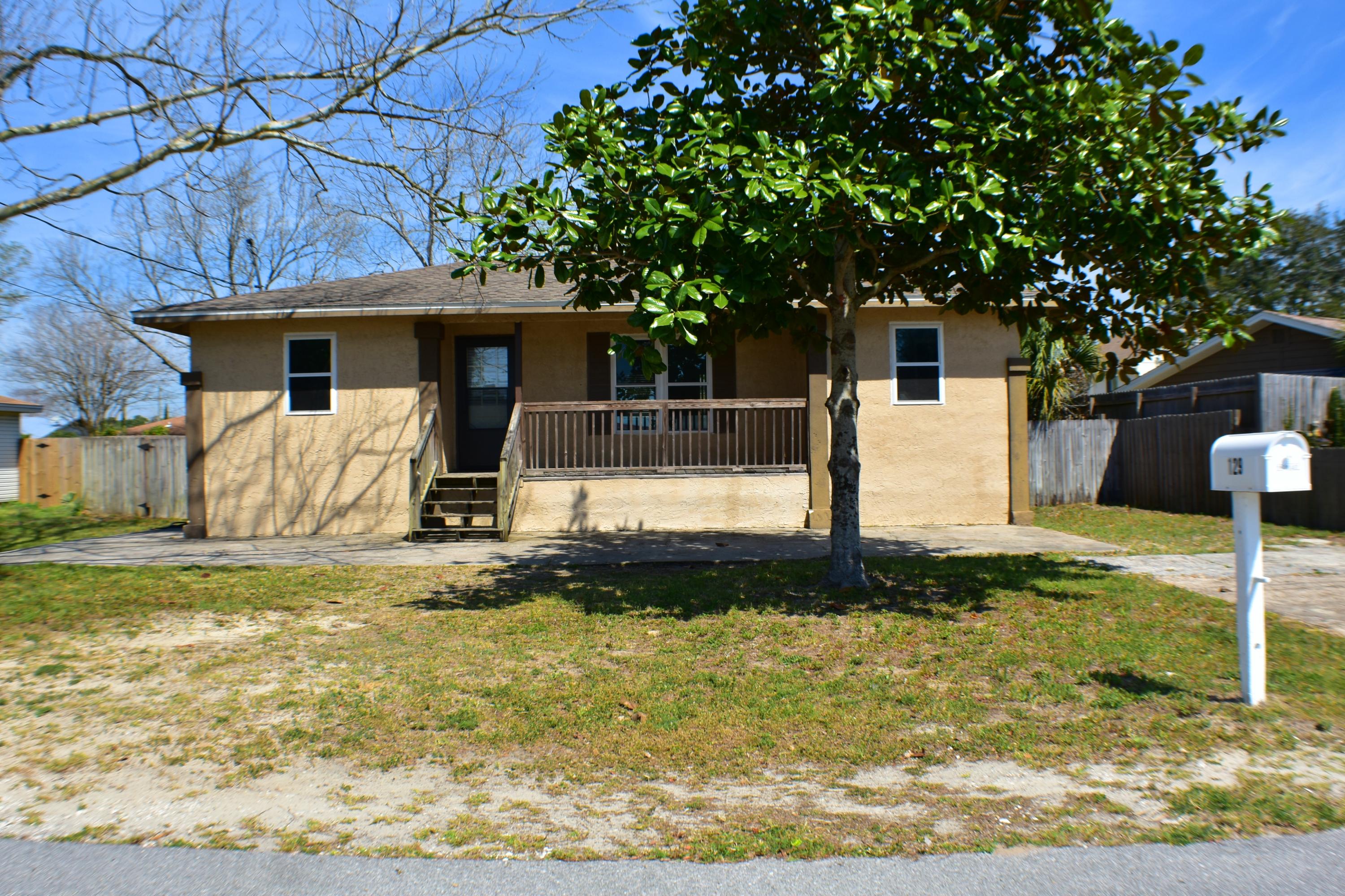 Ideal starter or second home for someone who wants to be close to Pier Park, Frank Brown Recreational Complex and the beach! The sellers recently upgraded the home with vinyl plank flooring, added a half-bath to a bedroom, replaced the stove, and had the interior repainted. The roof was replaced in 2011, all new windows in 2017, and the 12x20 shed in the backyard has a 2018 roof. There's plenty of room in the privacy fenced backyard to add a pool too! You're just half-a-block from Scott Field Public Park which has a basketball court, playground, picnic pavilion and plenty of green space for the kids to play. You're also just 5 minutes from the beach, PIer Park and Frank Brown! A great home in a quiet, family-friendly neighborhood! All info is approx and must be verified by Buyers