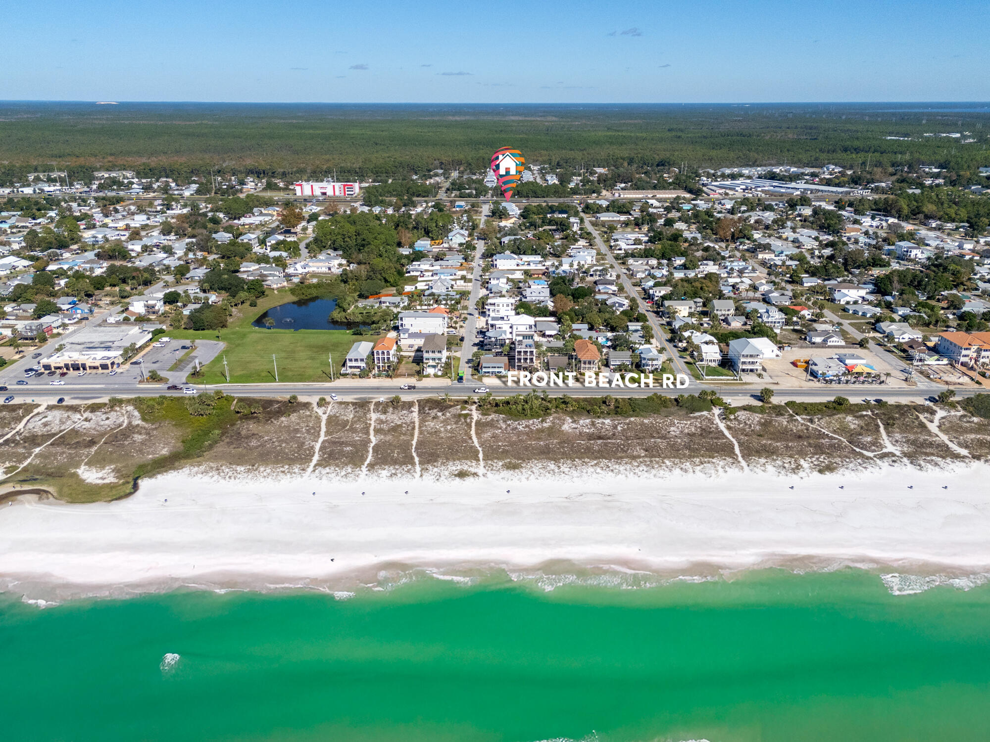 Welcome to 326 E Lakeshore Drive, a newly built luxury 5 Bed / 4 Bath Luxury beach house with a private pool, located in the prestigious West End neighborhood of Laguna Beach, Panama City Beach, Florida. This stunning 5-bedroom, 4-bathroom property offers more than just a home--it's an exceptional investment opportunity with outstanding income-generating potential. Thoughtfully designed to balance elegance and comfort, this home features a private pool and jetted spa, providing the perfect space to relax and entertain. Step inside to discover a spacious living area with a 70'' Smart TV, a fully equipped gourmet kitchen with a breakfast bar, and a welcoming dining space ideal for hosting family and friends. Each of the five bedrooms is a luxurious retreat, complete with king-sized beds, 55'' Smart TVs, and beautifully appointed en suite bathrooms. Two of the bedrooms feature built-in twin bunks, ideal for accommodating larger groups, while a versatile loft area offers additional sleeping space with twin-over-twin bunk beds and a 55'' Smart TV, allowing the home to comfortably host up to 16 guests. The outdoor space is equally impressive, boasting a private pool, jetted spa, and a grill for al fresco dining. Located in the charming and walkable community of Laguna Beach, this home is perfectly situated just minutes from local favorites like Thomas Donuts and less than half a mile from the beloved Carousel market. Head east to Pier Park, only 3 miles away, where you'll find over 100 shops, dining options, a Grand IMAX movie theater, Dave & Buster's, and a picturesque fishing pier. Despite its proximity to the excitement and amenities of Panama City Beach, this home offers a tranquil retreat on the serene west end. For those seeking even more adventure, the renowned towns of 30A are just a 15-minute drive away, offering upscale dining, boutique shopping, and the unique charm of South Walton County. Whether you're looking for a personal coastal haven or a high-performing vacation rental investment, 326 E Lakeshore Drive is the perfect choice. Don't miss out on this incredible opportunitycontact us today to schedule your private showing and begin your journey to owning a slice of paradise!