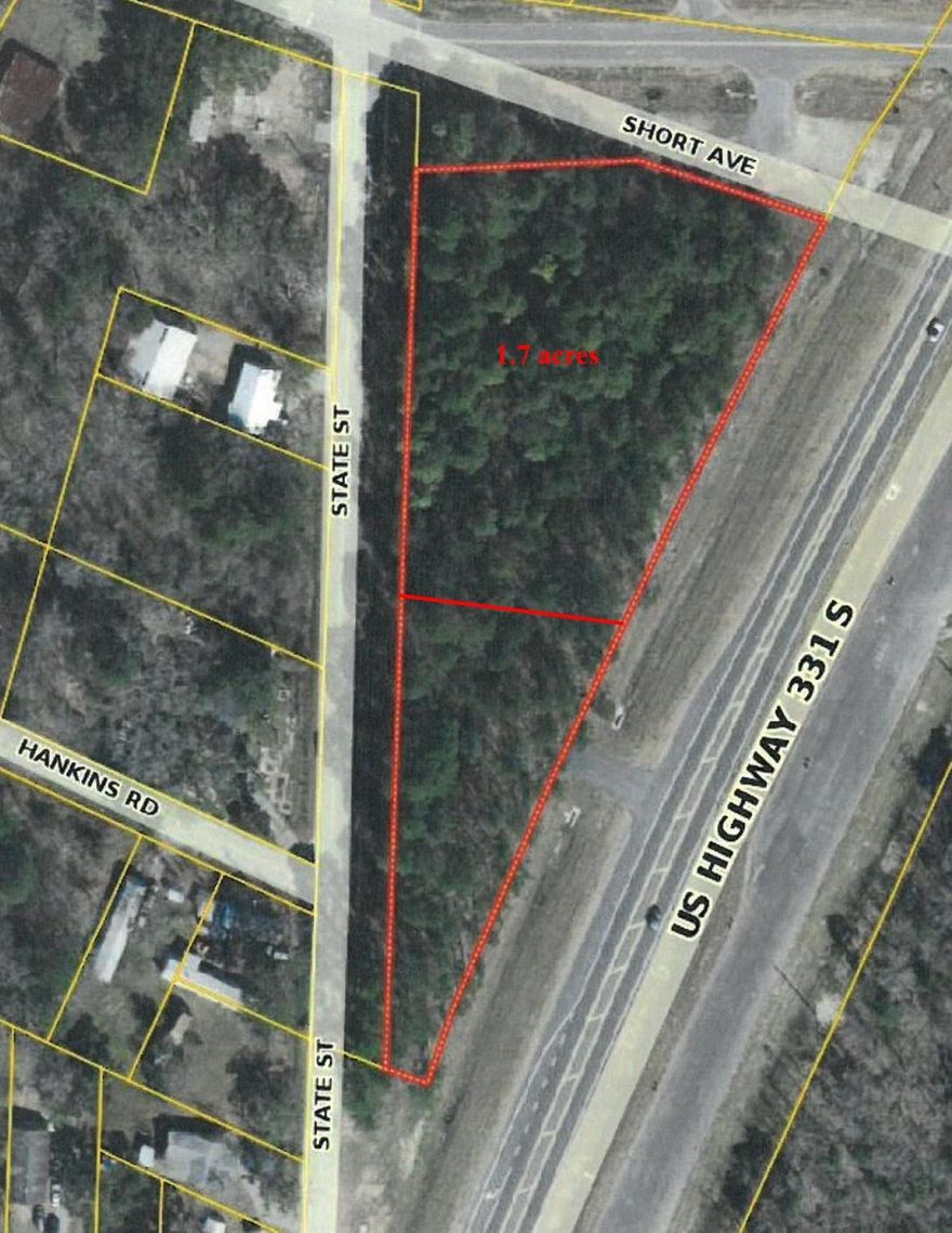 Property just rezoned to General Commercial. Travelling south, Hwy 331 curves slightly allowing driver to view this property for a long time before arriving at location. Driving north and leaving So Walton, this is the first Commercial property on the left. Traffic light for easy access from both directions. Massive improvements to Hwy 331 (four lane) severely restricted traffic flow to the other 3 corners along Hwy 331 but at the same time greatly improved this site. Ideal for a Quick Shop w restaurant or for a Restaurant or Quick Shop alone. Price is for the northern 1.7 acres of the total of 2.2 acres. Above Legal description is for the entire property. One of the Owners of Hunters Rd, LLC is a licensed Real Estate broker in the state of Florida.