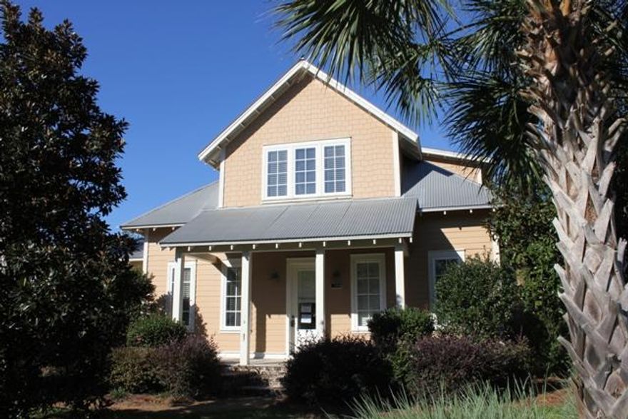 REO ~ This 3 Bd / 3.5 Ba plus a small office. This Florida Cottage is nestled in the quaint community of Carson Oaks... The home offers travertine floors through out the main living area, fireplace, granite kitchen counter tops, stainless steel appliances & screened back porch. Master Suite is spacious with walk in closet and master bath with double vanity and walk in shower. Upstairs is a large sitting/tv area off of the bedrooms. There is also a single car carport with storage. Home needs some TLC like paint and carpet to make a greta family home. Carson Oaks features lush landscaping, community pool & is just a few short minutes to Sacred Heart, Grand Blvd & Sandestin.