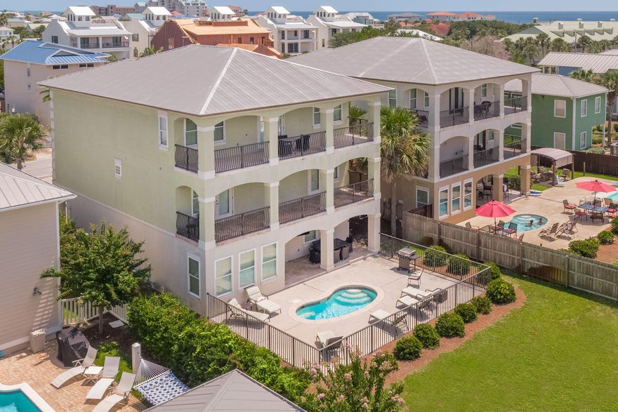 Incredible revenue generating property in Crystal Beach just steps to the beach with a private pool Guests love this home with the abundance of 9 bedrooms and 3 open living areas, sleeping 24. It is large enough for several families to gather. The first floor has a large bedroom for those that don't want to climb the stairs.The sitting areas on each floor make it great for different age groups to gather!The pool has a huge lounging and grilling area! The backyard is even big enough to add a pool house or a putting green!This money-maker grossed $176,449 and well on it's way past that for this year! Bookings are already over $126K. Priced right, this opportunity is short lived.  Buyer's must honor existing reservations.