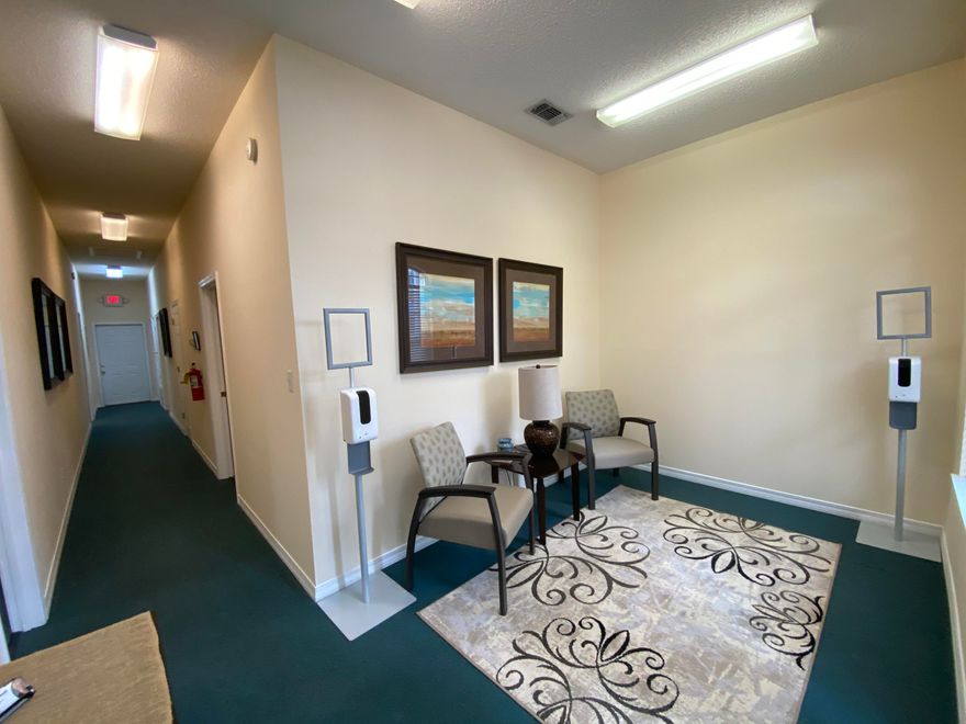 Very nice suite for your professional office. Large Reception/Lobby, kitchen area and approximately 3 offices available for use. Rent does not include 6.0% sales tax.