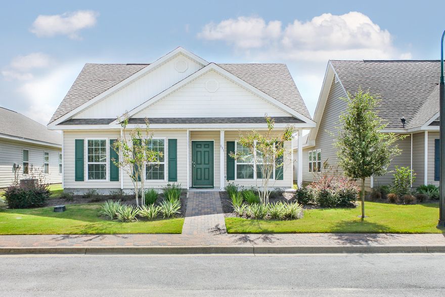 Beautiful 3 bedroom 2 bath home located in the very desirable neighborhood of Schooner Landing in Hammock Bay. Home is still under builders structural warranty. This home has a large living room that is open into the kitchen. Nice formal dining room that leads out to the back porch area. Rear facing garage that leads into the kitchen. Your yard maintenance is included in your monthly HOA dues, as well as all amenities and basic cable. This home is located close to all of Hammock Bay amenities such as three pools, neighborhood clubhouse, dog park, gym and sports complex.