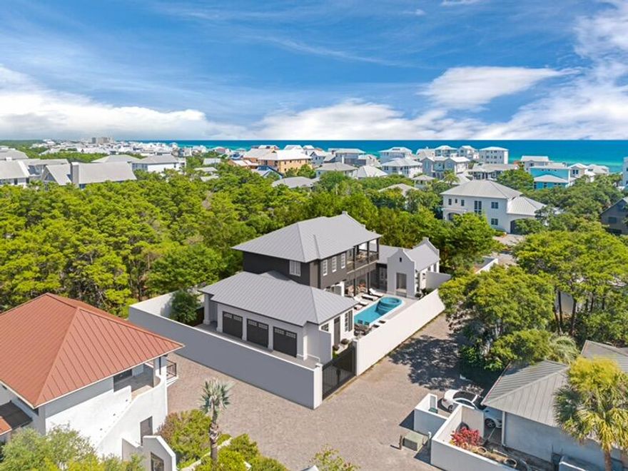 The time is NOW to build your dream home in this exclusive location in Inlet Beach, FL. The 1/4-acre lot is south of 30A, only one block to the Gulf, one block away from Rosemary Beach, and the sale conveys with home renderings designed by A BOHEME Design. The design includes a private pool, three car garage and at least four private bedrooms. The Russell Subdivision is extremely low density, and while there is an association in place, there are no annual HOA dues which makes this homesite a prime investment.