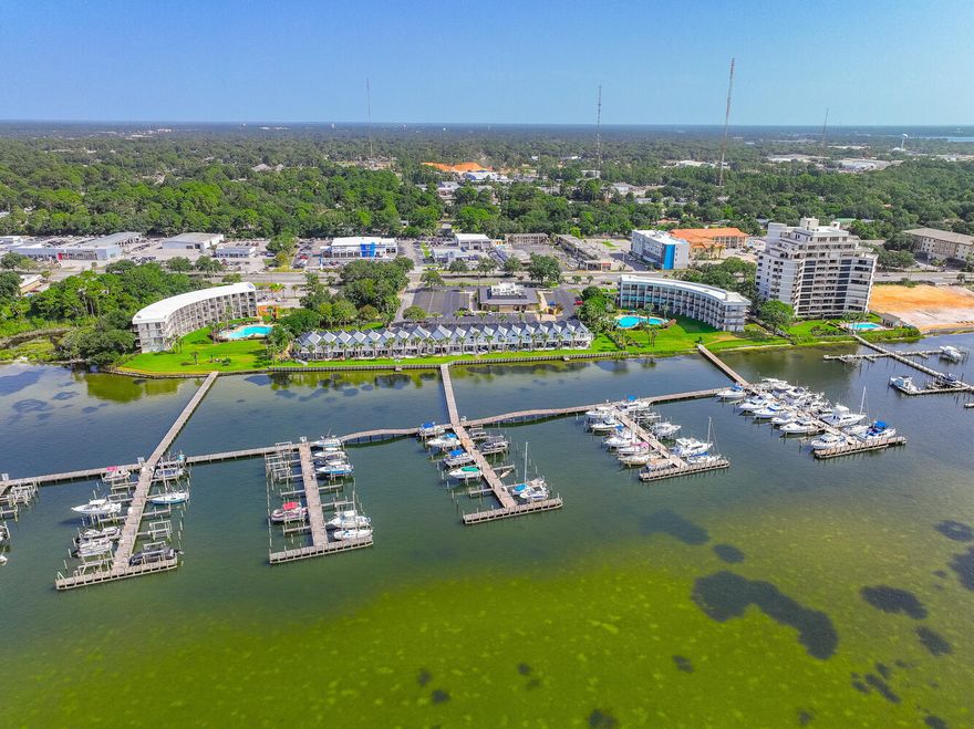 44'' Deep water Boat Slip!!! Welcome to your waterfront oasis at Pirates Bay on the Sound in Fort Walton Beach! This stunning studio condo offers breathtaking views of the pool and the sound, providing the perfect backdrop for your coastal lifestyle.Property Features:44' Boat slip with 12,000 lb Boat Lift: Enjoy easy access to the water with your private boa tslip and lift, ideal for boating enthusiasts.  BOAT DOES NOT ConveyStudio Condo: A cozy and fully furnished studio unit, ready for you to move in or continue renting out to guests.Beautiful Views: Overlook the sparkling pool and serene sound from your window, creating a tranquil atmosphere.Existing Rentals: Benefit from an established rental history, making this an excellent investment opportunity.