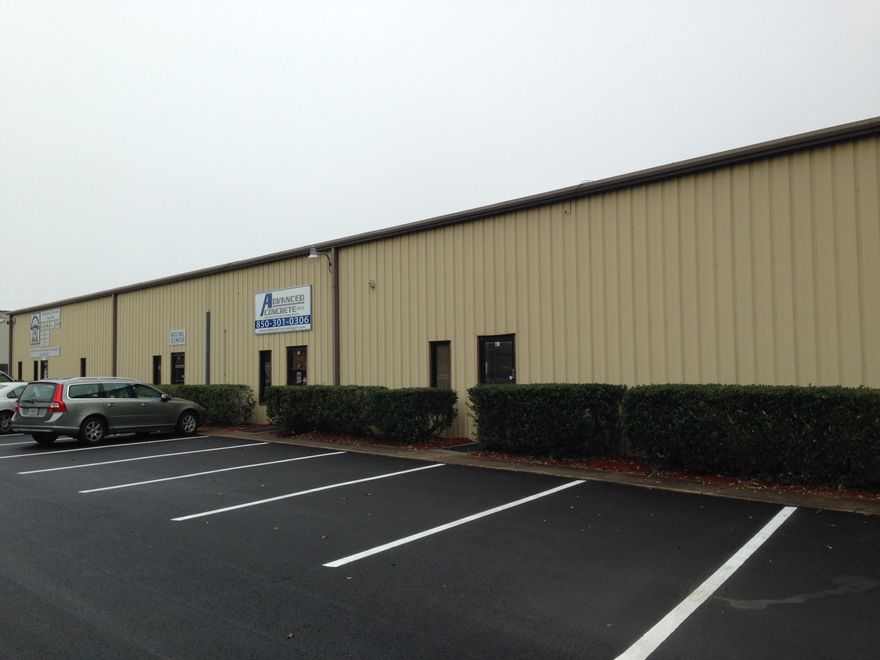 Unit has small office and bathroom. Warehouse has a 12 foot wide overhead door that is 16 foot high.