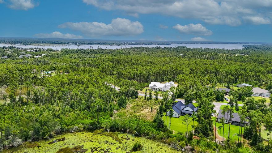 Build your dream home with water views in the gated community, Cedar Creek at Deer Point Lake. This spacious .64-acre homesites backs up to a tranquil pond, offering peaceful water views and a picturesque setting! Seize the opportunity to create your custom dream home in this highly sought after community. Imagine designing your ideal lifestyle with room for a pool, detached garage, expansive backyard, and everything in between. This homesite is the perfect canvas for your forever home or a private retreat. Cedar Creek is a beautifully designed, gated neighborhood that embraces nature while offering exceptional amenities--including a community pool, playground, clubhouse, golf cart-friendly roads, and generous greenspace throughout. Enjoy the laid-back charm of country living just a short drive from the shopping, dining, and adventure of Panama City and nearby Econfina Creek. 

Love fishing? You'll be steps from renowned freshwater fishing in Deer Point Lake, known for its bream, bass, and shellcracker. Also enjoy a community dock to fish from just steps from your door. 

Don't miss this rare opportunity to own in a peaceful, established community with low HOA fees and high livability. 

This area is also available for USDA 100% financing! Start building your vision today! Survey available.