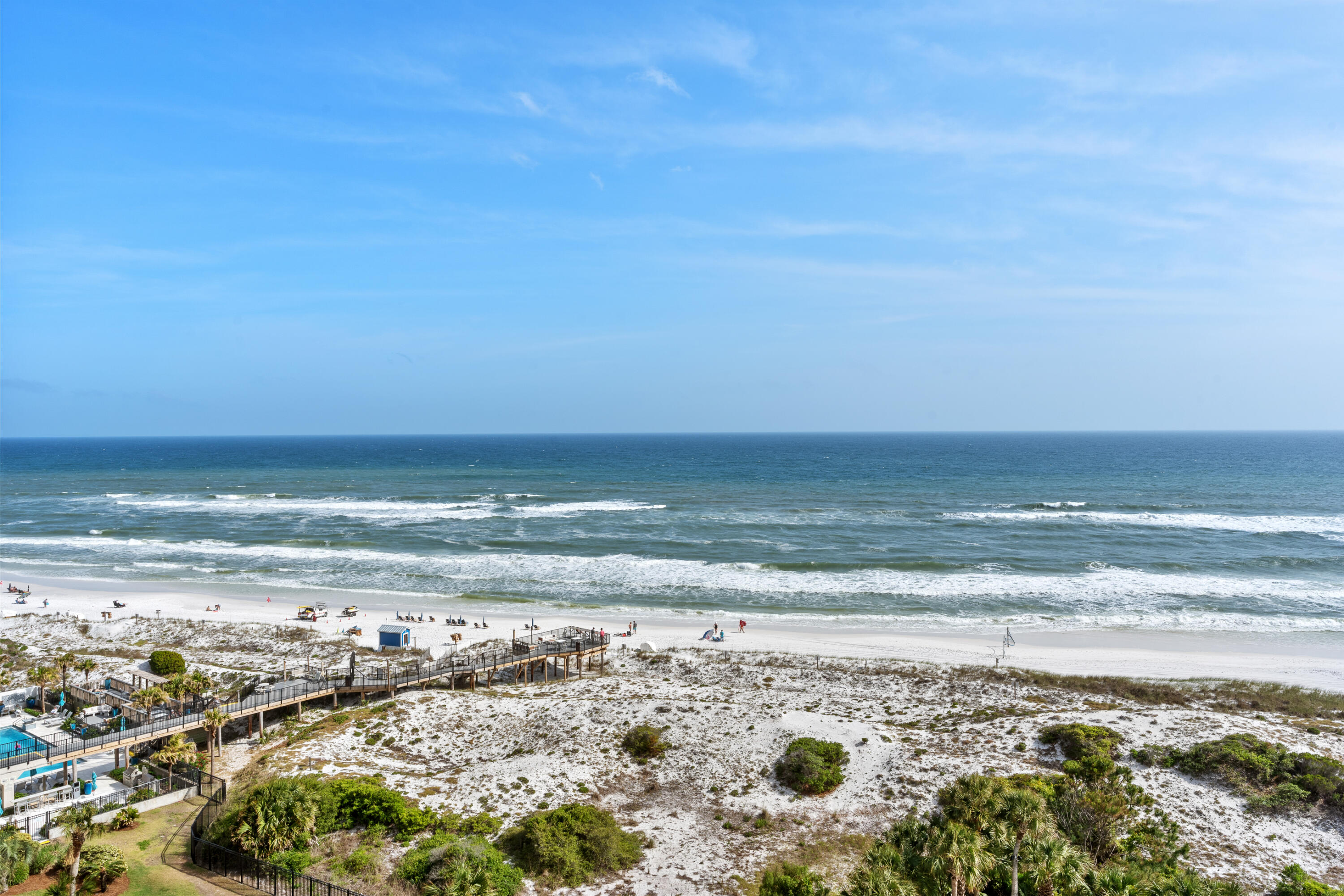Enjoy the gulf views in this freshly renovated 9th floor, beachfront condo located within the highly sought-after non-rental Southwinds I Building. Renovations on this stunning remodel include all New Flooring, Countertops, Walk-In Showers, Appliances, Lighting, Appliances and Furnishings. This unit is located on the eastern corner of the building, this popular ''A'' floor plan is a spacious 3 bedroom, 2 bathroom with the ability to add a 3rd full bathroom, if desired. Southwinds offers a private, uncrowded stretch of beach, chair & umbrella setups, underground parking, and additional owner storage. Enjoy all of the activities and amenities Sandestin has to offer, including: 4 championship golf courses, world class tennis facility, marina, shopping and restaurants.