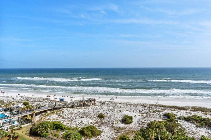 Enjoy the gulf views in this freshly renovated 9th floor, beachfront condo located within the highly sought-after non-rental Southwinds I Building. Renovations on this stunning remodel include all New Flooring, Countertops, Walk-In Showers, Appliances, Lighting, Appliances and Furnishings. This unit is located on the eastern corner of the building, this popular ''A'' floor plan is a spacious 3 bedroom, 2 bathroom with the ability to add a 3rd full bathroom, if desired. Southwinds offers a private, uncrowded stretch of beach, chair & umbrella setups, underground parking, and additional owner storage. Enjoy all of the activities and amenities Sandestin has to offer, including: 4 championship golf courses, world class tennis facility, marina, shopping and restaurants.