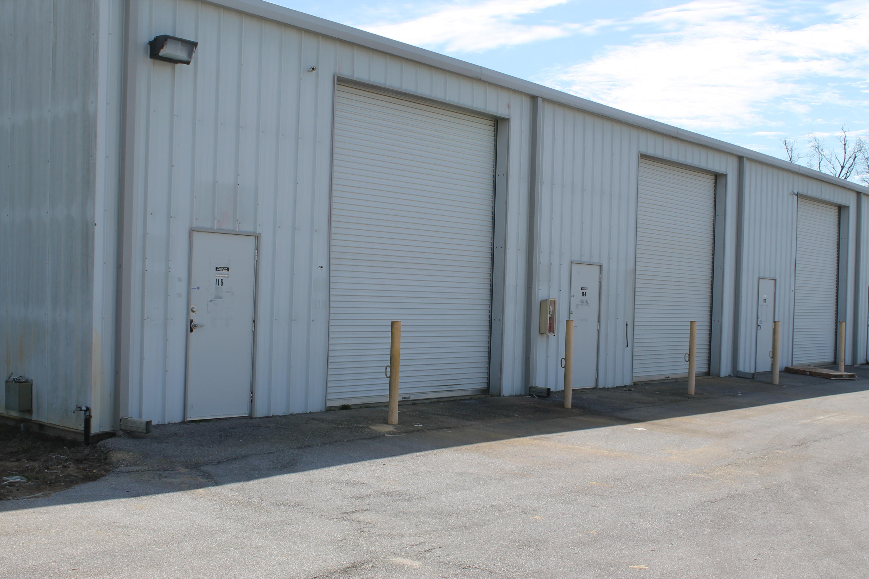 Unit 118 warehouse space. Build your own office area!