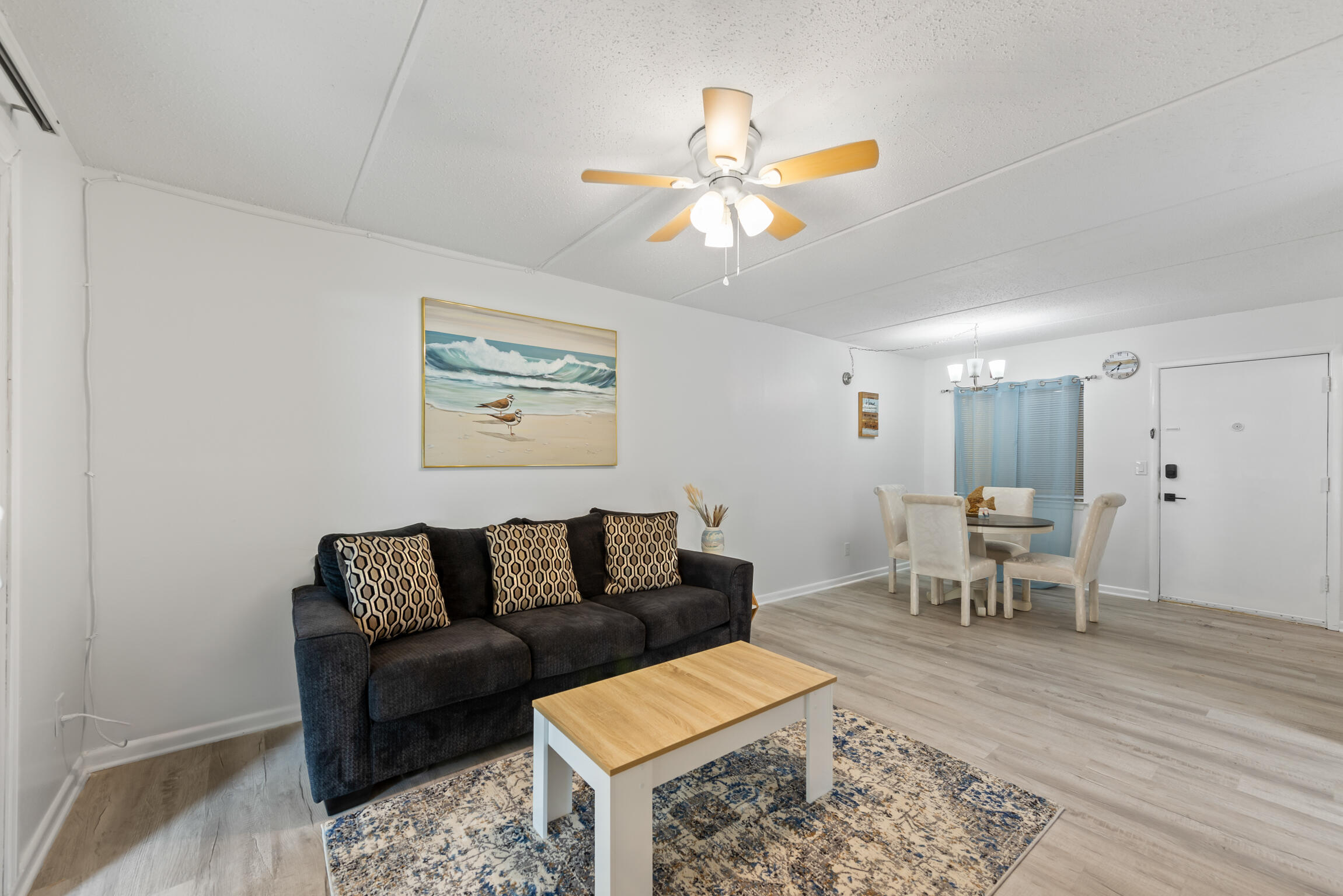 Enjoy waterfront living in this charming 1 bed/1 bath condo in the Cedars. This condominium complex comes with a long list of amenities including a perfectly shaded 8ft pool overlooking the Santa Rosa Sound, a community dock for fishing or sitting while you take in the breathtaking views, a kayak rack to store your kayak free of charge, a pool house for hosting parties and a fully stocked laundry facility. This first-floor is spacious unit with a nice sized master bedroom, balcony with extra storage and galley kitchen. The association takes care of the exterior insurance, maintenance and upkeep, pest control, and water/sewer and trash.Fully Funished