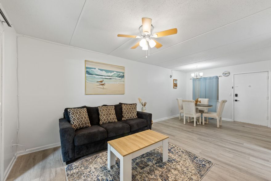Enjoy waterfront living in this charming 1 bed/1 bath condo in the Cedars. This condominium complex comes with a long list of amenities including a perfectly shaded 8ft pool overlooking the Santa Rosa Sound, a community dock for fishing or sitting while you take in the breathtaking views, a kayak rack to store your kayak free of charge, a pool house for hosting parties and a fully stocked laundry facility. This first-floor is spacious unit with a nice sized master bedroom, balcony with extra storage and galley kitchen. The association takes care of the exterior insurance, maintenance and upkeep, pest control, and water/sewer and trash.Fully Funished