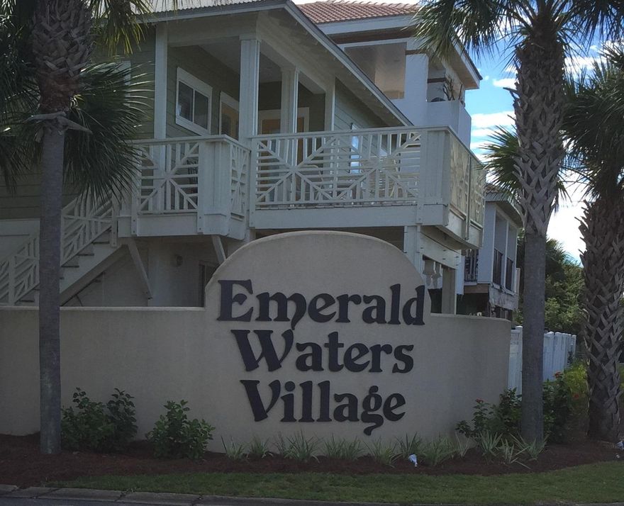 BANK OWNED LOT!!!! Large lot located in beautiful Emerald Waters Village in Miramar Beach. The gated community offers two community pools and is walking distance to the white shimmering sands and emerald waters of the Gulf Of Mexico. Please contact Stacy or Jon for gate code or additional information. All information is deemed accurate but should be verified by the buyer.