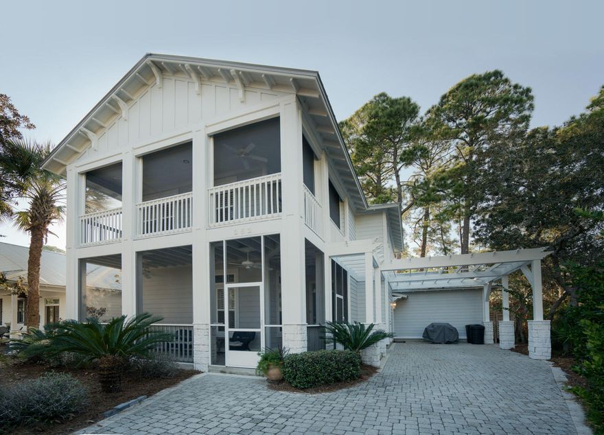 *Under Contract with 72 hr Kickout* One owner home with custom design features in desirable Cassine Village. The attention to detail and owner pride are evident when you first walk in. Upon entering the foyer you are greeted by custom detailed tile which invites you into the large open floor plan where you'll find the living/dining/kitchen combo. Other notable features on the main level include a fireplace, crown molding, kitchen bar with tiled backsplash, half bath, and a ground level bedroom. If you like screened porches then this is the home for you. You'll find them on each level complete with one off of the master upstairs as well as one off the back overlooking the adjacent woods. The 2nd floor has 3 bedrooms including the master. The guest bedrooms are joined by a jack and jill bath
