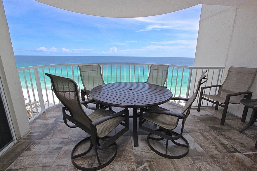 Rental potential $75-80K. This is the next level of luxury! Fully renovated with the finest finishes - #1301 Gulfside I at Hidden Dunes offers the most amazing beach views from the 13th floor.  With a gulf-front master suite, two gulf-view guest suites, 3 private balconies, and a gourmet kitchen to delight a chef, this residence captures the natural beauty of the Gulf of Mexico.  Highlights include durable wood-look tile throughout, a luxury stone master bath, newly tiled balcony floors, and quality furnishings. Gulfside I offers two covered garage parking levels, a beach front swimming pool, hot tub, sun deck, gazebo, and a fitness room. Hidden Dunes is a 27 acre beach front resort offering four swimming pools, private beach with beach chair service, a world class tennis facility (con't) with clay courts, a full fitness facility, a catch-and-release fishing lake, scenic walking trails, lighted basketball courts, a pickle ball court, and onsite security at the resort's gated entrance.  This property is on the Beach Blue rental program.