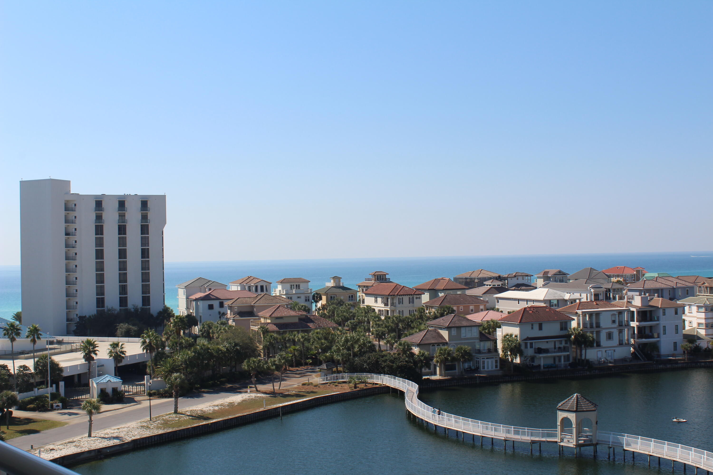 Welcome to Terrace #706. Turn key unit fully furnished and rental ready. This unit has been remodeled to reflect a tranquil beach retreat. Resurfaced kitchen cabinets, new stainless steel stove and dishwasher installed 2020. HVAC replaced in 2020 and new hot water heater installed in 2021. Bathrooms were also tiled and remodeled in 2021. Step out to the large balcony from the living area or master bedroom to capture the heart of Destin from this gorgeous 7th floor unit. Deeded beach access!