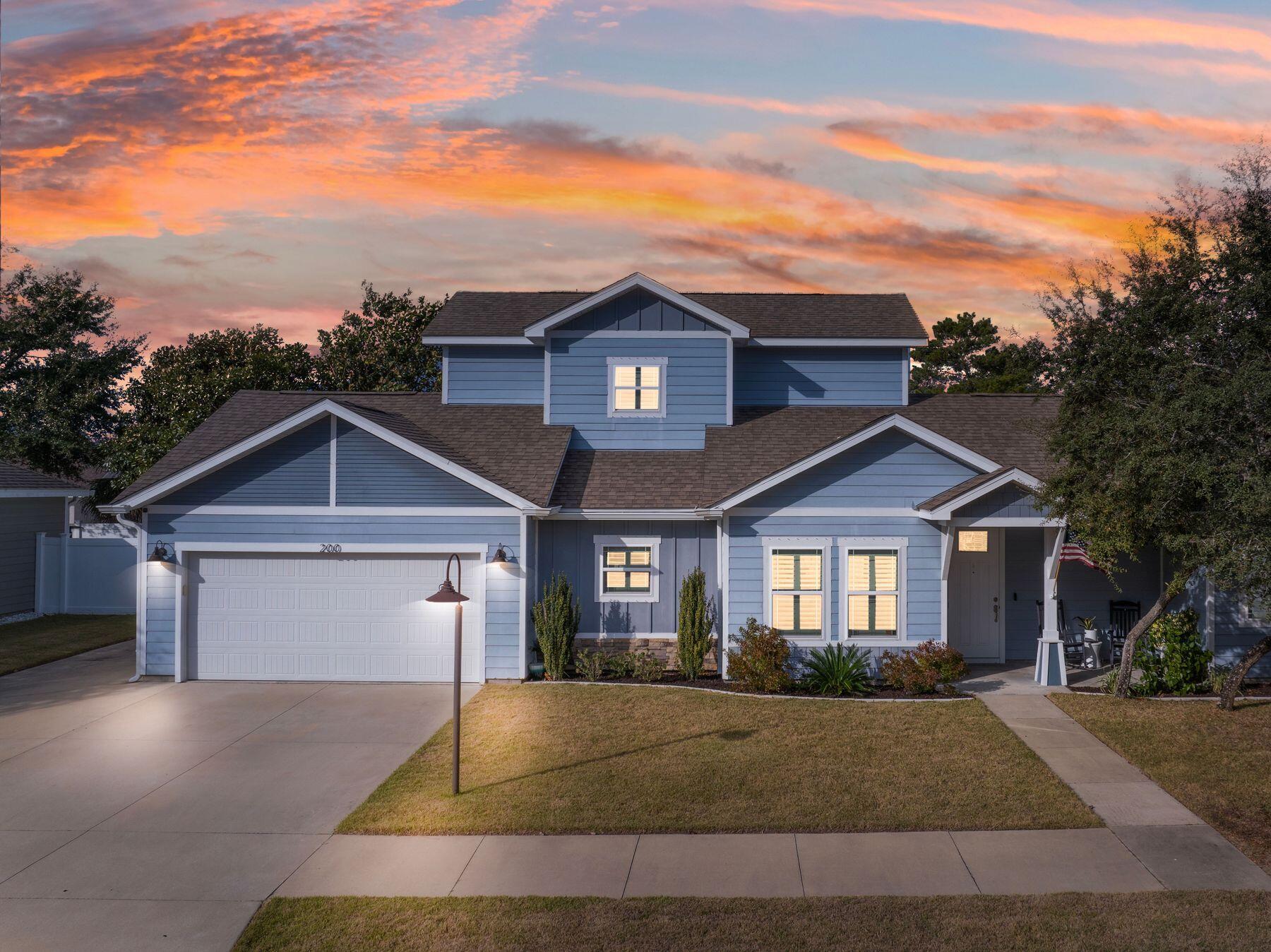 Embrace refined living in the sought-after gated, non-rental community of Ocean Mist, where this beautifully maintained home offers a harmonious blend of luxury and comfort just minutes from the sugar-white sands of Panama City Beach. This thoughtfully designed residence boasts nine-foot ceilings, a first-floor master suite with a custom walk-in closet, and an en suite bath featuring a spacious walk-in shower. Impeccable details, including plantation shutters, tile flooring and custom closets throughout, enhance the home's timeless appeal. The chef's kitchen is equipped with stainless steel appliances, a double oven, granite countertops and bespoke cabinetry. An additional bar area with a wine cooler and ice maker ensures effortless entertaining. Outdoor living is elevated with a stunning backyard retreat. The heated saltwater pool, complete with a sun shelf, fountain, and LED lighting, is framed by elegant flagstone decking. The low-maintenance turf yard and covered patio provide a perfect space for relaxation or gatherings. The property also includes a heated and cooled two-car garage with a dedicated golf cart entrance, a custom storage building, and a sprinkler system for convenience. Located south of Highway 98, this home is ideally positioned for enjoying the best of coastal living. With quick access to the beach, Pier Park, upscale dining and shopping, it also offers proximity to the Northwest Florida Beaches International Airport and the new Tallahassee Memorial Healthcare Hospital. Whether seeking a full-time residence or a tranquil vacation escape, this Ocean Mist home delivers sophistication and serenity.