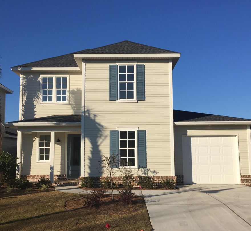Detailed New Construction in SRB, available now! The ''Eve'' plan is a brand new floor plan w/foyer entry & 1st of its kind! 3br, 2.5bth w/large 2nd floor bonus room and 1 car garage encompasses this layout. Begin with a foyer entry which also holds the utility room. Flow up the hall passing a half bath, stairwell & 1st floor Master bedroom, now enter the Great Room. An abundance of natural light will set the tone in the large living area. Nicely placed transom windows are an added feature & a stylish cased opening leads to sizable dining area and galley kitchen. This beautiful kitchen is adorned w/Quartz counter tops, all-wood quiet-close cabinetry, stainless steel appliances & large pantry. Breakfast bar seats three comfortably & has a touch of Wainscoting. Wood Flooring accentuate