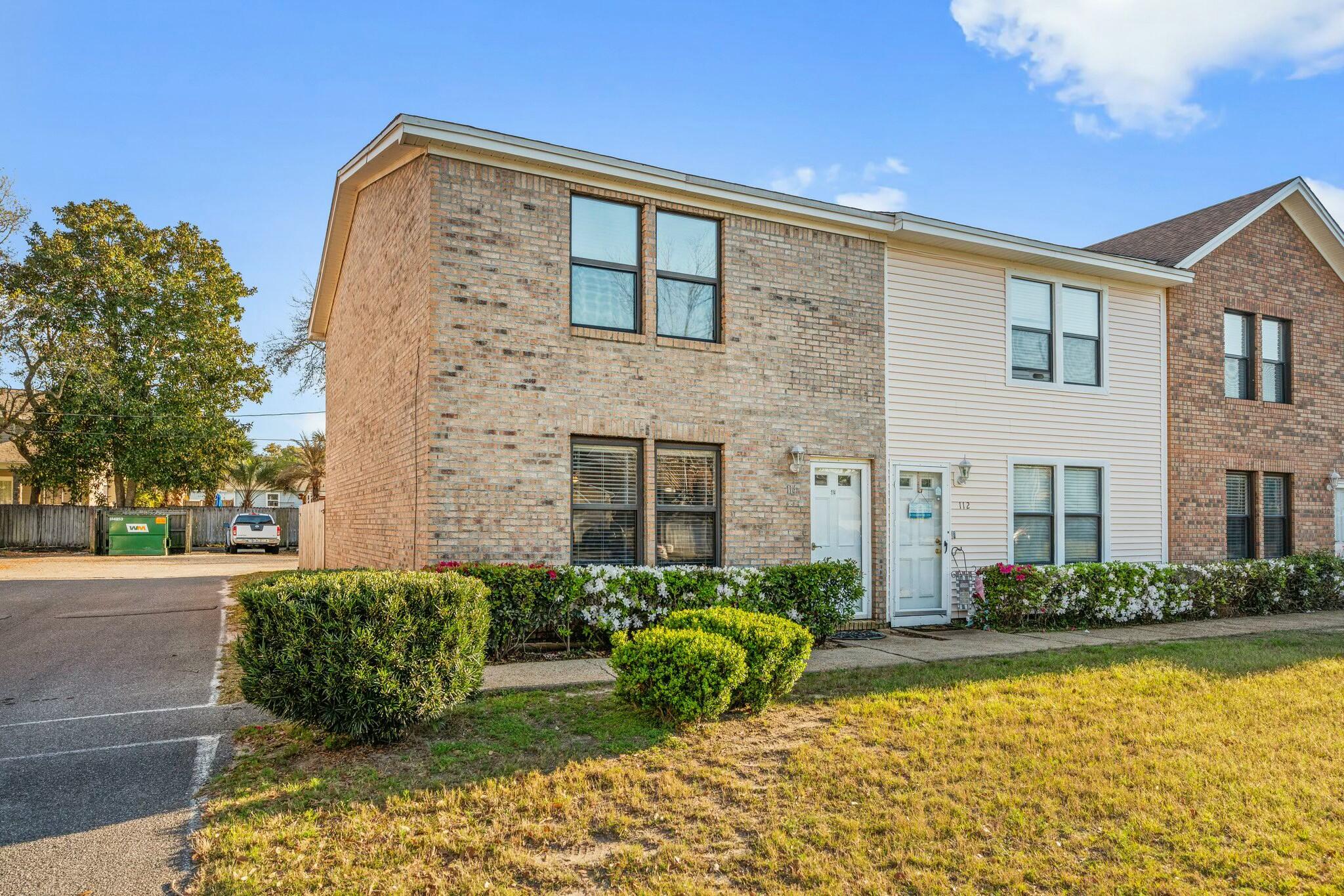 Be prepared to call this end unit townhome your new home! This spacious 3 bedroom, 3 full bath townhome has a lot to offer. It has a one car garage and 3 additional parking spaces. The kitchen has been updated with new cabinets, granite countertops, and new appliances including a gas range. Eat in kitchen and also has a pantry. Fresh paint throughout. Updates also include: new toilets, vanities, fixtures, switches, door knobs, patio area fence, and new carpet upstairs,.The garage floor has epoxy resin and a smart garage door opener than can be operated from your phone. This unit has lots of space and is ready for its new owner. HOA maintains the yard for stress-free and carefree living. This home is a must see so schedule your showing today!