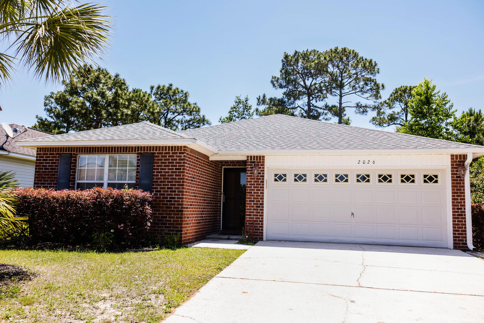 Welcome to this beautifully designed 3-bedroom, 2-bath home perfectly situated in a central location--just 25 minutes from Hurlburt Field and a short drive to the stunning Emerald Coast beaches. Step inside to an inviting open-concept layout where the kitchen, dining, and living areas flow seamlessly under soaring vaulted ceilings. The home also features a large Florida sunroom, offering a versatile space ideal for a home office, game room, or even an additional bedroom. The master suite is a true retreat with an attached bathroom and dual walk-in closets for his and hers. Two additional bedrooms share a full bath, providing plenty of room for family. With its ideal location, thoughtful layout, and extra living space, this home has everything you need for comfortable Florida living.