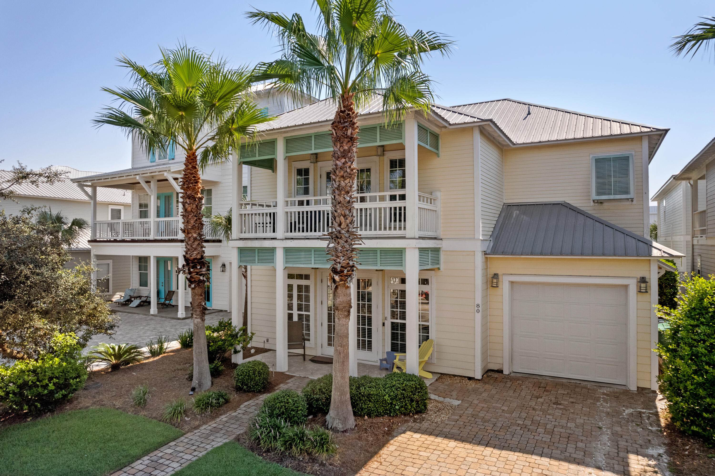 GATED COMMUNITY! PRIVATE DEEDED BEACH ACCESS! GAME ROOM IN THE GARAGE!Welcome to your perfect beach house investment!INTERIOR FEATURES* Fully furnished and ready to rent* Serene decor* Dining seating for 8 plus 3 at the bar* Convenient pantry* Ceiling fans throughout* THREE King bedrooms* TWO Twin over Full bunks in BR 4* THREE full baths, 2 with double vanities* Separate jetted tub and shower in master* Tile floors downstairs* Hardwood floors upstairs* 12' x 20' converted garage with mini splitEXTERIOR FEATURES* Front porch downstairs * Balcony upstairs* Driveway space for 2 cars* Overflow parking around the corner* Walk to TWO community pools* Private, deeded beach access SO CLOSE!Come see it! We're excited to schedule your tour!