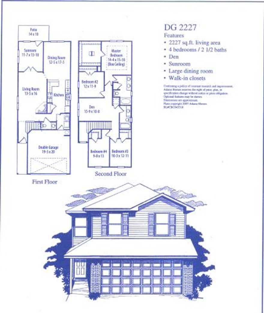 Home comes with fully sodded yard, architectural shingles, sturdy raised panel steel garage door. ceiling fans in master and living area ( add'l bedrooms are braced and wired for them), orange peel walls and knockdown ceilings, bull-nosed corners smoke/carbon monoxide detectors, stain resistant plush pile carpeting, 5 -1/4 baseboards, rocker light switches, brushed satin hardware and lights. The kitchen will have GE appliances~ quality bump and stagger upper cabinets with hidden hinges and crown molding, garbage disposal, The m bath has garden tub moen faucets, elongated toilet, 36 double vanity with hi- laminate counter. The hall bath has tub shower /combo, 32 double vanity with hi-definition laminate counter top. Energy features R-13 wall insulation, R-38 ceiling insulation,
