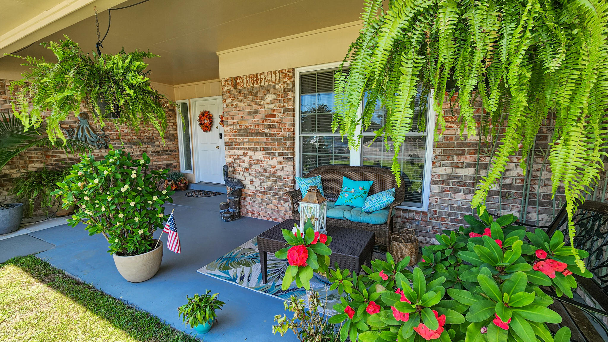 Discover the pride of ownership in this charming 3-bedroom, 2-bath home located on a quiet cul-de-sac. The inviting living room features a cozy wood-burning fireplace, perfect for gatherings. The kitchen boasts stainless steel appliances and a delightful breakfast nook, ideal for casual meals. A formal dining room sets the stage for memorable dinners. Step outside to a covered back porch with a hot tub, overlooking a picturesque backyard featuring two peach trees, a tangelo, and a tangerine tree--a serene oasis for relaxation. The primary bedroom offers a dedicated office space, making it the ultimate retreat for both work and leisure. Plus, with a brand-new roof, this home combines peace of mind with appealing comfort. Don't miss this gem!