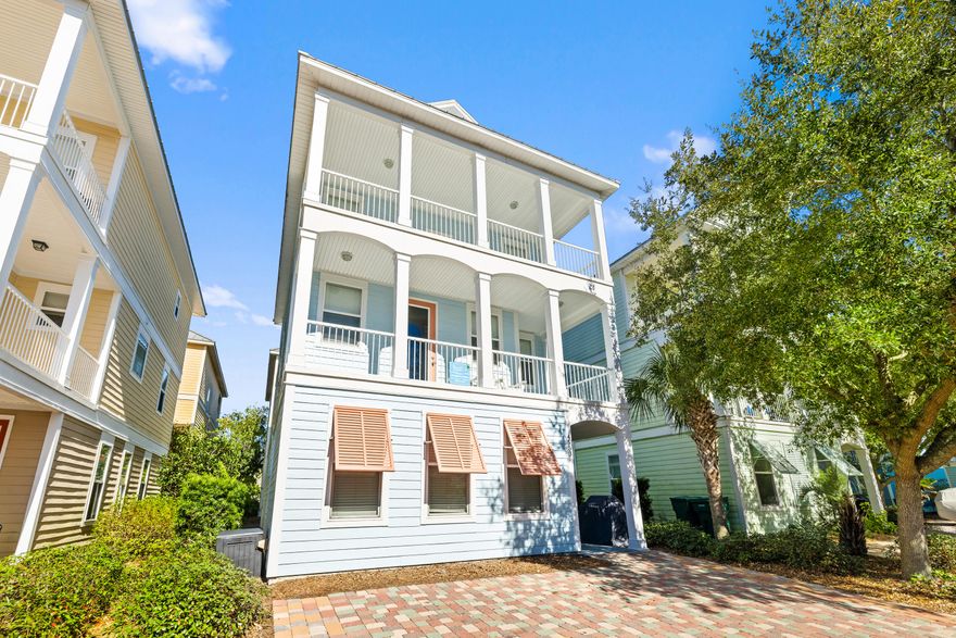 Experience the Essence of Coastal Luxury in Crystal Beach! Welcome to your slice of paradise, a stunning, renovated 2025 beach retreat with over $100,000 in upgrades that redefine modern coastal living. Step inside and feel the difference as this home radiates warmth, sophistication, and the easy charm of life by the sea.Perfectly situated in the gated Villages of Crystal Beach, this gem sits in an 'X' flood zone and outside the COBRA zone, offering peace of mind and lower insurance costs, a rare find so close to the Gulf. From the moment you walk through the door, you are greeted by soaring nine-foot ceilings, elegant eight-foot doors, and detailed eight-inch baseboards that set the tone for luxury. The bright, open floor plan invites connection, ideal for both lively gatherings and quiet coastal mornings. This home boasts brand-new kitchen cabinetry and modern fixtures, fresh interior and exterior paint, luxury vinyl plank flooring throughout, new tile on balconies, two new HVAC systems for comfort year-round, and high-end mattresses and designer furnishings in every room. The private master suite is your sanctuary, a place to unwind after a day in the sun. Two spacious living areas ensure everyone has room to relax, while the covered porches on the second and third floors capture the soothing coastal breeze. Enjoy movie nights on flat-screen TVs in every bedroom, play foosball in the game room, or stream your favorite playlist through the home's music tower. Every detail is designed for comfort, connection, and joy. Step outside to discover resort-style living at its best. The 35,000 square foot lagoon pool features waterfalls and zero entry. The tiki bar, hot tub, and outdoor grilling area provide perfect spots for entertaining. A complimentary shuttle to Crystal Beach is just 900 yards away. Whether you are searching for your forever home, a vacation getaway, or an income-producing investment, this home offers the perfect balance of elegance, comfort, and coastal charm. Come see it in person and fall in love with the lifestyle you have been dreaming of. Roof and HWH 2013