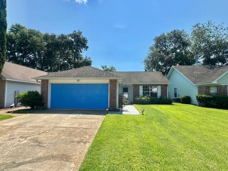Available August 8th! Pets Considered with Owner Approval, No cats.**Full Landscaping included**Welcome to this charming 3-bedroom, 2-bathroom home, perfect for comfortable living. Nestled within a beautifully landscaped yard, this home offers a prime location close to shopping, restaurants, schools, and just a 10-minute drive to Destin's pristine beaches, Eglin AFB, and Duke Field.The spacious living room features high vaulted ceilings and elegant laminate wood flooring, creating a warm and inviting atmosphere. Adjacent to the living room, the dining area flows seamlessly with tile flooring that extends into the kitchen. The kitchen is a chef's dream, boasting granite-tiled countertops, a custom stone backsplash, and upgraded stainless steel appliances. Retreat to the master bedroom, complete with hardwood flooring and an ensuite master bath featuring a custom-tiled shower and a generous walk-in closet. Enjoy the versatile enclosed Florida room with stylish tile floors, perfect for relaxation or entertaining.

**All pets are registered via pet screening, and all assistance animals are verified through the same screening process.**

**Carpet cleaning & Admin Fee charged (if applicable)**

Tenant to verify all data. Please contact Sound Choice Real Estate to schedule a showing- 850-389-8533.

***Approval is based on several factors as follows***
- Rental History and Verification
- Employment History and Verification
- Credit History
- Criminal Background & Terrorist Database Check
- Pet Verification