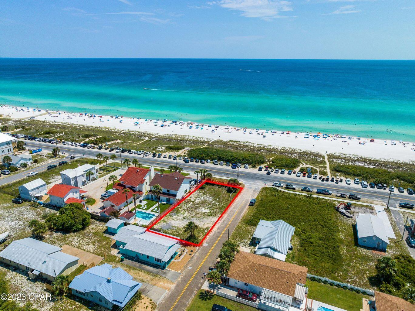 **LEGACY HOMESITE AVAILABLE IN LAGUNA BEACH ON THE WEST END OF BEAUTIFUL PANAMA CITY BEACH, FLORIDA** This is a rare offering for one of the last remaining vacant lots with unobstructed views of the Gulf of Mexico in Laguna Beach. Located just one block to the west of the famed Carousel Supermarket and a few blocks from Thomas Donuts this lot is positioned perfectly on Front Beach Road and is ready for development. These offerings hardly find their way to market so take advantage of this one while you can! Recent Survey is available!
