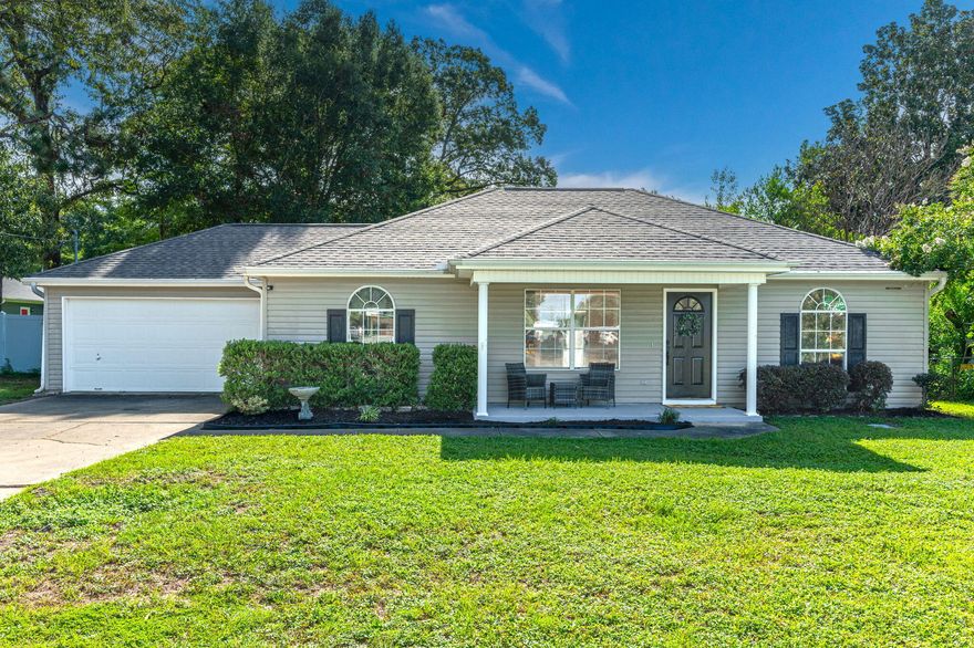This 3/2 is conveniently located in the heart of Crestview across from Bob Sikes Elementary School.  This home features a spacious livingroom which boasts newly refinished hard wood floors. The kitchen offers ample counter/cabinet space and dining area. The primary suite features a walk-in closet and a private bath. All bedrooms in this home are generously sized. Head out back to relax in your spacious and fully fenced backyard with extended patio area.
