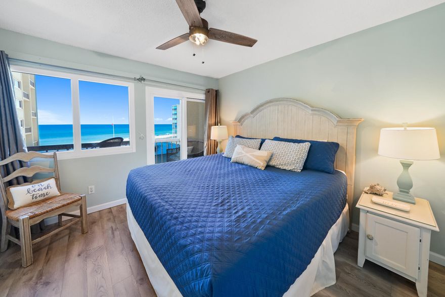 Gulf views welcome you home for you to indulge in coastal living at its finest with this luxurious condo! Nestled in the serene community of Carillon, this 2-bed, 2.5-bath haven offers more than just a home--it's a lifestyle. Immerse yourself in the breathtaking Gulf views that greet you from the bedroom, creating a daily spectacle of nature's beauty. Each balcony boasts it's personal serenity; one side gulf, the other side tranquility of preserves.Step inside and discover a meticulously crafted retreat, boasting renovations that elevate every corner. Modern elegance meets functional design with updated kitchen and elevated quartz countertops with fresh airy coastal paint and decor offering both style and convenience. The entire space is a testament to coastal chic, flooded with the warm Florida sunshine that complements the contemporary furnishings seamlessly.

Fully furnished and thoughtfully designed, this condo is ready to become your personal oasis. Imagine waking up to the sound of waves and retiring to a living space that seamlessly blends indoor and outdoor living. With Scenic 30A just minutes away, you're not just buying a home; you're gaining access to a lifestyle of leisure and coastal charm.

The amenities abound at Pinnacle Port boasting steam rooms, sauna, exercise room, grills, basketball, bocce ball, game room, boat ramp to Powell Lake, boat docks & slips, boat storage, kayak rentals, shuffleboard courts & more.