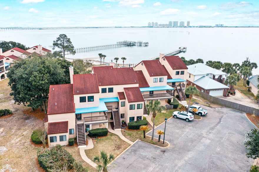 This beautifully remodeled 1-bedroom, 1-bathroom first-floor condo offers stunning views of the Santa Rosa Sound and is the ultimate in waterfront living. Located in the desirable Safe Harbour community, enjoy exclusive amenities including a private pier, pristine community pool, and private beach.Completely renovated in 2023, this turn-key furnished unit features brand-new plumbing, electrical, HVAC, appliances, flooring, furniture, fixtures, storm door, and more--all thoughtfully upgraded for modern comfort and style.Conveniently located just a short drive from restaurants, shopping, golf courses, and the breathtaking beaches of the Emerald Coast, this move-in-ready condo won't last long!Washer-Dryer and furnishings are Included