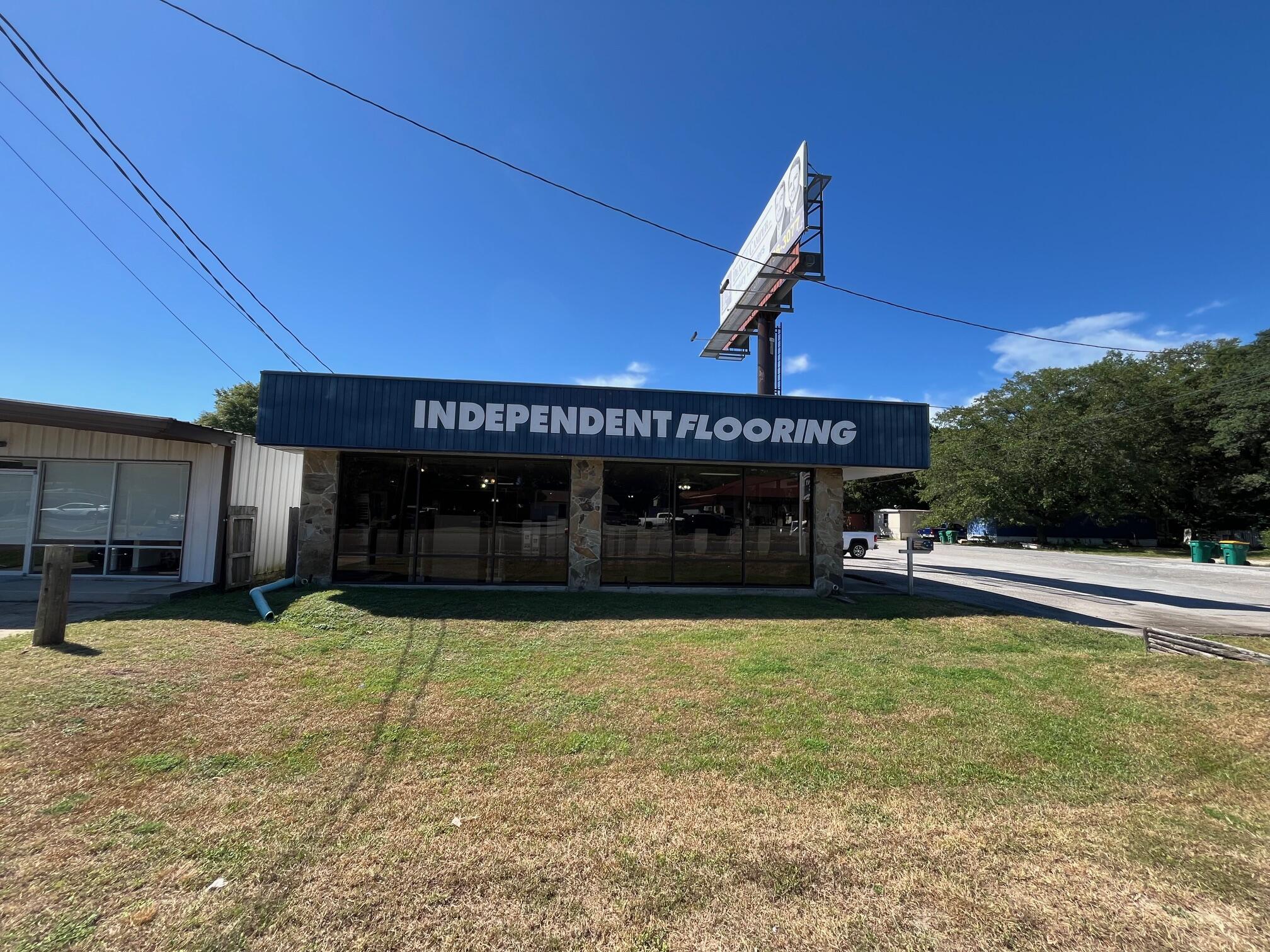 Highly visible location along Racetrack Road in Fort Walton Beach, FL. This freestanding building has great curb appeal and is very functional for many different business types. Glass storefront with open showroom, several offices, kitchen/ break area, 2 restrooms and rear warehouse with a single roll up door. Nice amount of parking to allow for large trucks & trailers. There is a nice rear lot that is fenced in for additional outdoor storage. Building make up is roughly 2,500 SF showroom / office and 3,000 SF warehouse. Call agent to set up appointment to view the space.