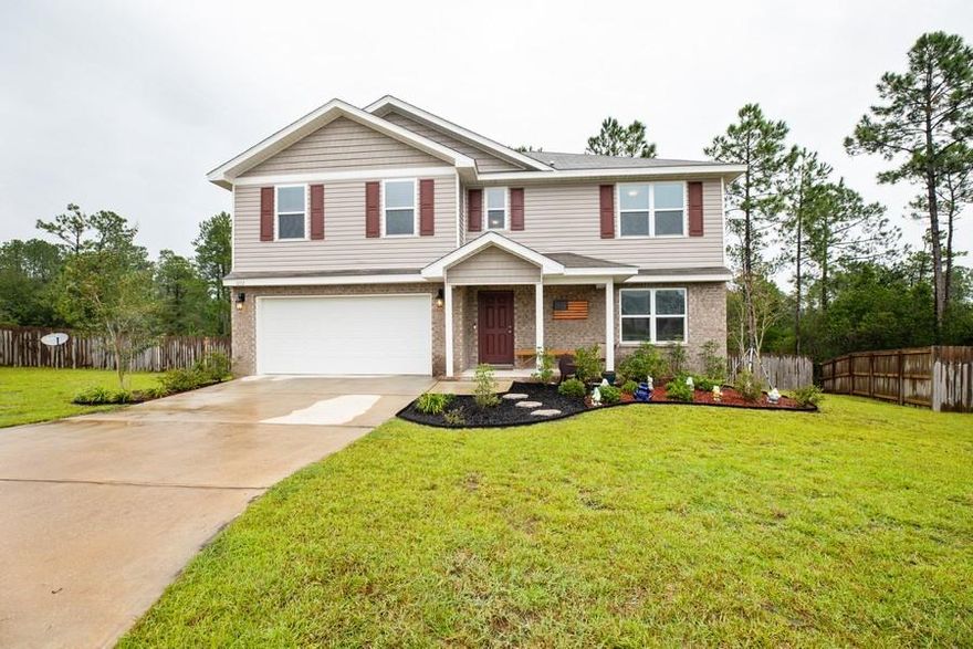 The Eaton is a 4 bedroom, 2.5 bath, 2 story home located SOUTH of I-10 on the east side of Hwy 85. Large kitchen with island, pantry, smooth top range, microwave and dishwasher. County taxes and public sewer. Listing Broker/Salesperson has ownership interest in the property. Pictures may be of similar, but not necessarily of subject property, including exterior and interior colors. Sq. footage/dimensions are approximate. Estimated completion is Aug/Sep.