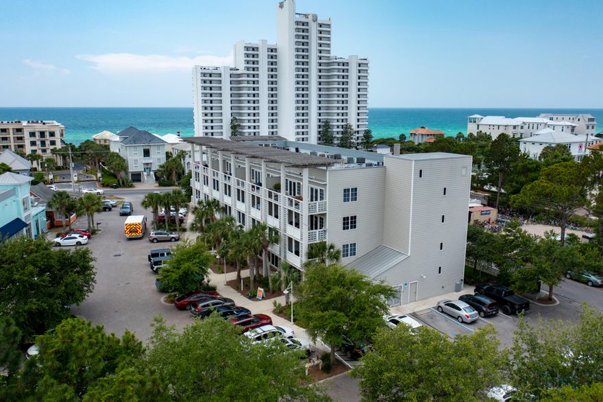 *Under-Contract with 72 hour kick out clause * Living Devine is a gorgeous beach side unit at Cassine Station in Seagrove. Tastefully furnished, this 3 bedroom unit is spacious, bright and airy. Enjoy gulf views from the living space, west end bedrooms and kitchen. A spacious open floor plan combines the living, dining and kitchen areas. Fall in love with the unrivaled sunsets and gulf views from the 90 degree, 420 Sq. Ft. balcony. Cassine Station is known to be an architectural masterpiece, with concrete and Steel construction- and a top floor cocktail terrace to take in the vibrant 30A sunsets.