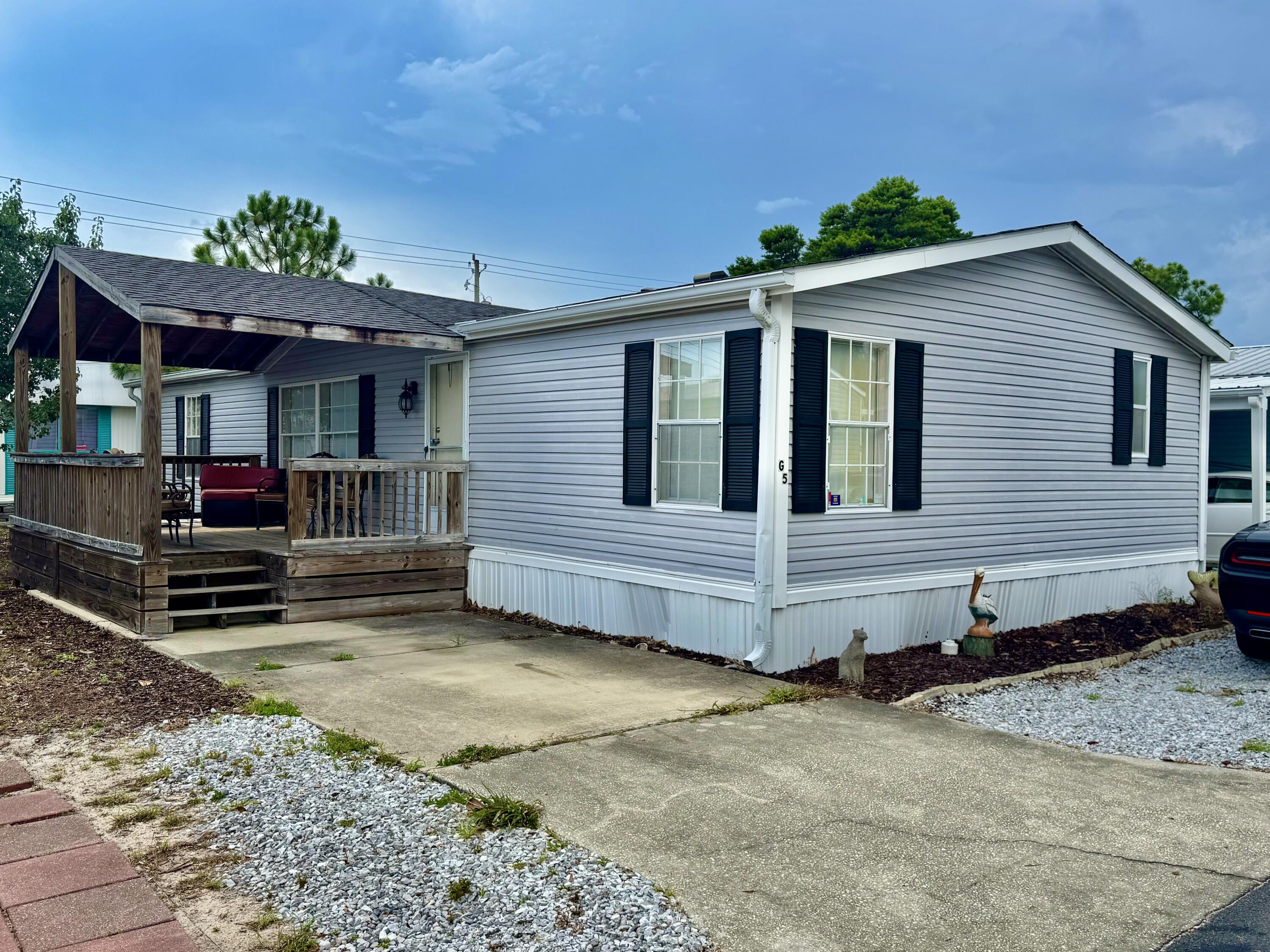 Furnished 3BR/2BA Home in Gated 55+ Community - Prime Miramar Beach Location!Don't miss this opportunity to own a fully furnished 52 ft, 3-bedroom, 2-bath mobile home in the sought-after Destin East Mobile Home Park--an exclusive, gated 55+ owner-occupied community where leasing is not permitted, ensuring a quiet and well-maintained environment.This spacious home features a large living area, a bright kitchen with a pass-through bar, a dedicated dining area, and a walk-in laundry room. The master suite is oversized, plus there are 2 spacious secondary bedrooms. Ideally located in the heart of Miramar Beach, this home is just minutes from the area's world-famous white-sand beaches and crystal-clear waters. Showings begin July 15, 2025! The park space has a current monthly rental of $485