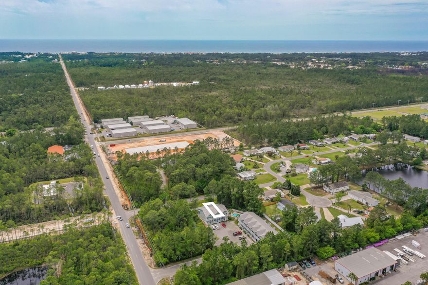 Sandal Beach townhomes are 1.6 miles to the Ed Walline beach access and Gulf Place. The sidewalk is going in now to the beach. Ideal long-term investment or beach home. This lovely townhome offers three bedrooms and three baths. The first floor features one guest bedroom and a bath and leads to the  back patio with privacy fencing. Upstairs is the second ensuite, and the master ensuite also has a covered balcony. Freshly painted with oversize diagonal tile, and plantation shutters in your living and dining areas. The kitchen offer a breakfast bar, stainless steel appliances,oak cabinets, and new air conditioner in 2019. This unit is on the west end and is steps to the community pool which is private. There are two unassigned parking spaces. No short term rental, pets allowed.