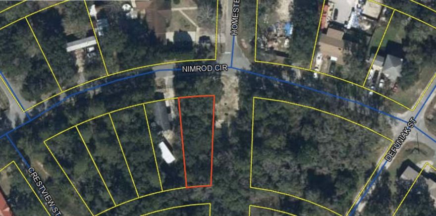 Check out this great lot to build your dream home on just blocks from the Choctawhatchee Bay, near Niceville and the Mid Bay Bridge! Lot dimensions are approximate, buyer to verify that the property can be utilized for the intended use prior to closing.  Survey available upon request~